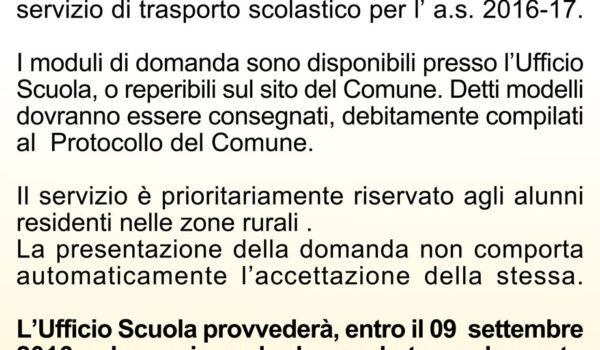 MANIFESTO SCUOLABUS ERCHIE