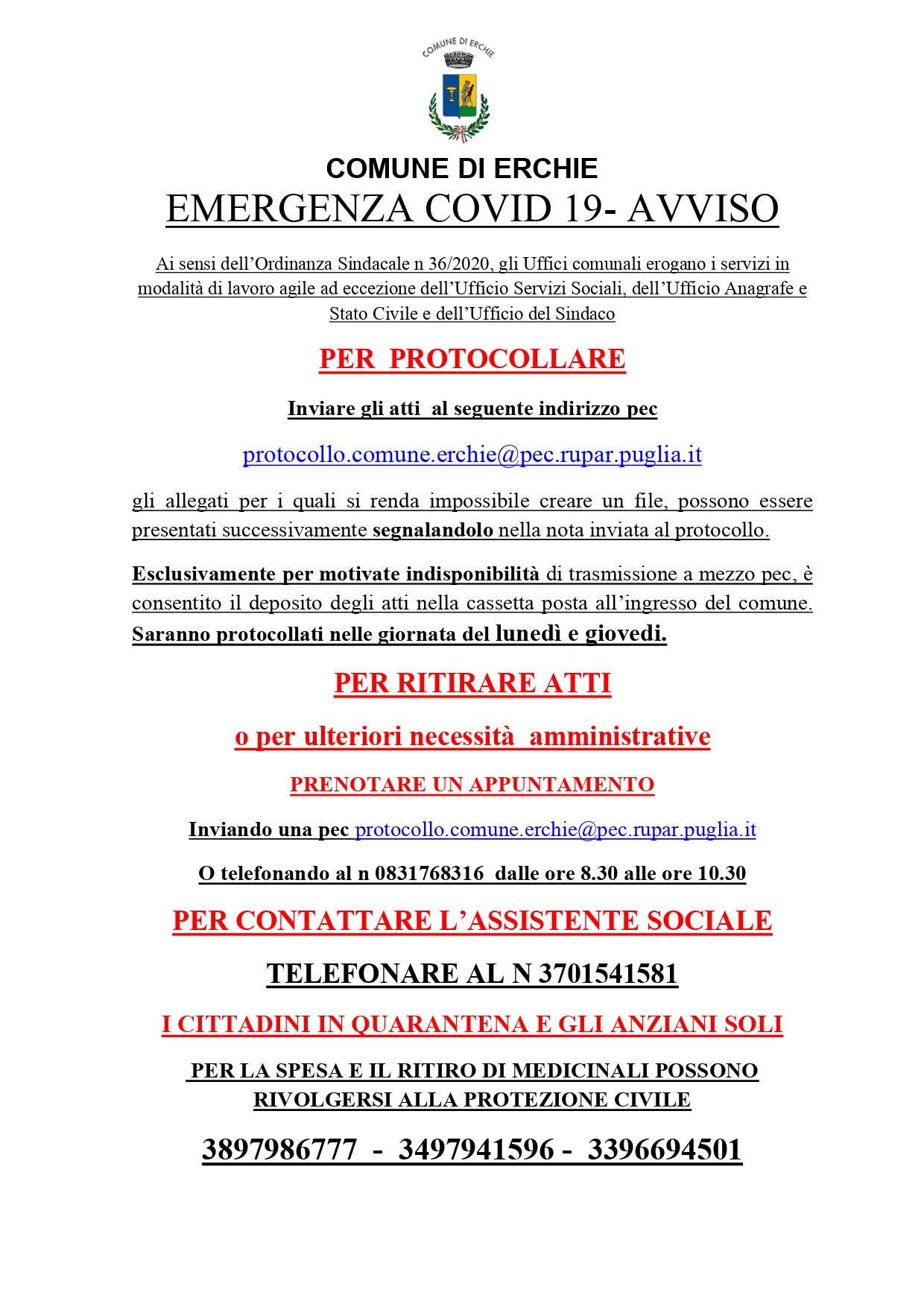 NUMERI UFFICI page 0001